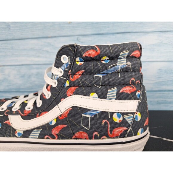Vans Sk8-Hi Flamingo Beach High Top Skate Shoes Sz 11.5 main image 8
